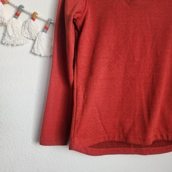 The North Face Knit Stitch Coat Pullover Hooded Sweater Snap Henley Fleece XS - Picture 5 of 12